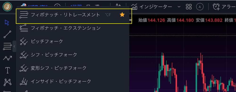 フィボナッチ選択